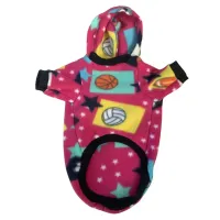 Roupa pet inverno casaco de capuz feito de soft, super quentinho e confortável para cães e gatos - Foto 5