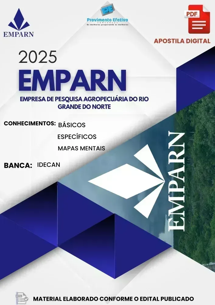 Apostila EMPARN Assistente Administrativo 2025