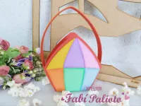 G1.889  Gabarito de Moldes  em MDF  Sacola Balão Junino