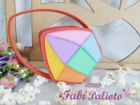 G1.889  Gabarito de Moldes  em MDF  Sacola Balão Junino - Foto 2