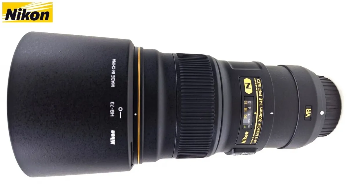 Lente Nikon AF-S NIKKOR 300mm f/4E PF ED VR - Seminova