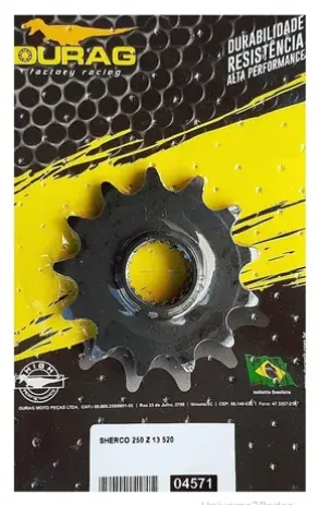 PINHAO SHERCO 250/300 4 TP 13 DENTES - DURAG
