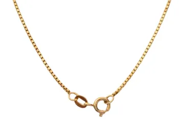 MJA-1430-ALT11MM-C45 - Cordão Malha Veneziana, Com Pingente Gota, Em Ouro 18K - Foto 2