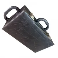 ESTOJO CASE PARA CLARINETE COM FUNDO FALSO PRETO COSTURADO - Foto 3