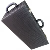 ESTOJO CASE PARA SAXOFONE ALTO PRETO TRANÇADO - Foto 3