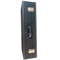 ESTOJO CASE PARA SAXOFONE ALTO PRETO TRANÇADO - Foto 4