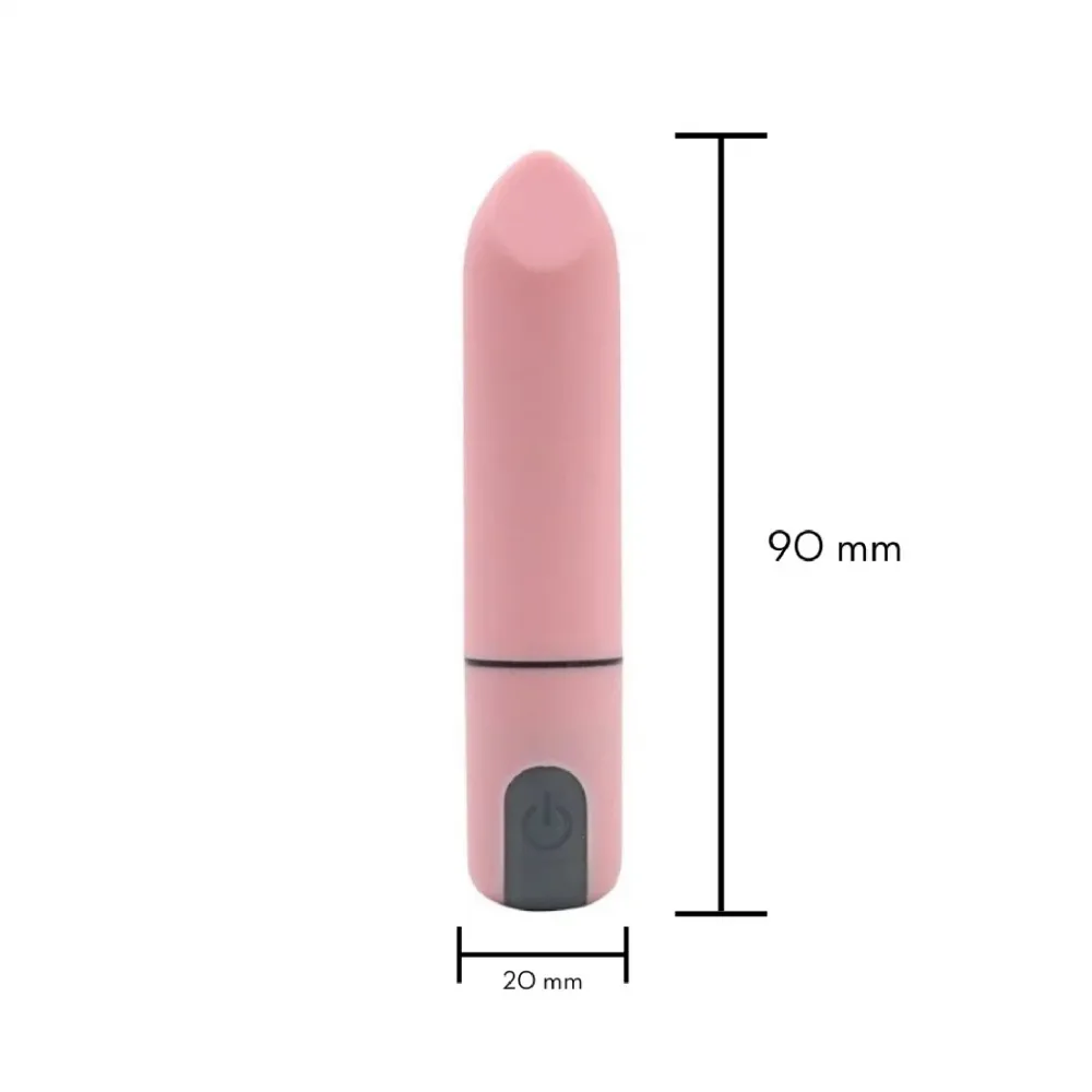 CAPSULA VIBRATÓRIA AVELUDADA RECAREGÁVEL MLBA1421