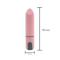 CAPSULA VIBRATÓRIA AVELUDADA RECAREGÁVEL MLBA1421