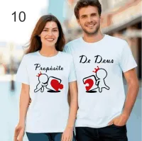 Camisetas Casal Apaixonado: amor e estilo  - Foto 10