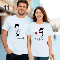 Camisetas Casal Apaixonado: amor e estilo  - Foto 11