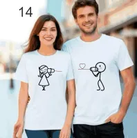 Camisetas Casal Apaixonado: amor e estilo  - Foto 14
