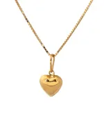 MJA-15189-C16799-45 - Cordão Malha Veneziana, Com Pingente coração Dupla Face, Em Ouro 18K - Foto 3