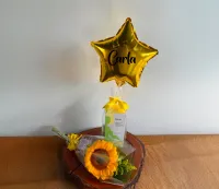 Combo Natura Brilho do Sol: presente criativo com girassol e sabonetes Natura Todo Dia