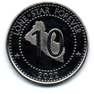 Libéria - 2022 - 10 Dollars - Sob/Fc Imagem