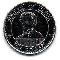 Libéria - 2022 - 10 Dollars - Sob/Fc - Foto 2