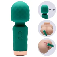 MINI VARINHA MÁGICA 10 VIBRAÇÕES SILICONE SOFT TOUCH- HERO - RECARREGÁVEL - SI.                                         LIBYSEXSHOP - Foto 6