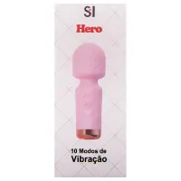 MINI VARINHA MÁGICA 10 VIBRAÇÕES SILICONE SOFT TOUCH- HERO - RECARREGÁVEL - SI.                                         LIBYSEXSHOP - Foto 8