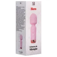 MINI VARINHA MÁGICA 10 VIBRAÇÕES SILICONE SOFT TOUCH- HERO - RECARREGÁVEL - SI.                                         LIBYSEXSHOP - Foto 9