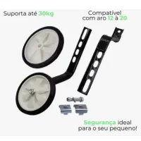 Roda Lateral Rodinha Bike Infantil Bicicletas Aro 12 16 20 - Foto 4