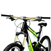 Manopla Punho Gios Bike Gi-075a 150mm Flange Bmx Wheeling Preta - Foto 2