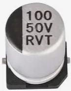CAPACITOR ELETROLITICO  100uFX50V SMD 10x10mm