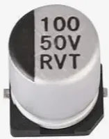 CAPACITOR ELETROLITICO  100uFX50V SMD 10x10mm