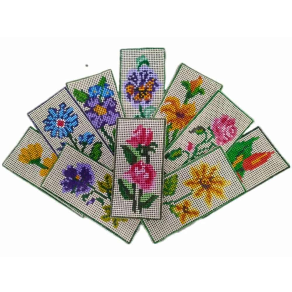 PRÉ-VENDA Conjunto de Kits p/ Bordar 13cmX27cm