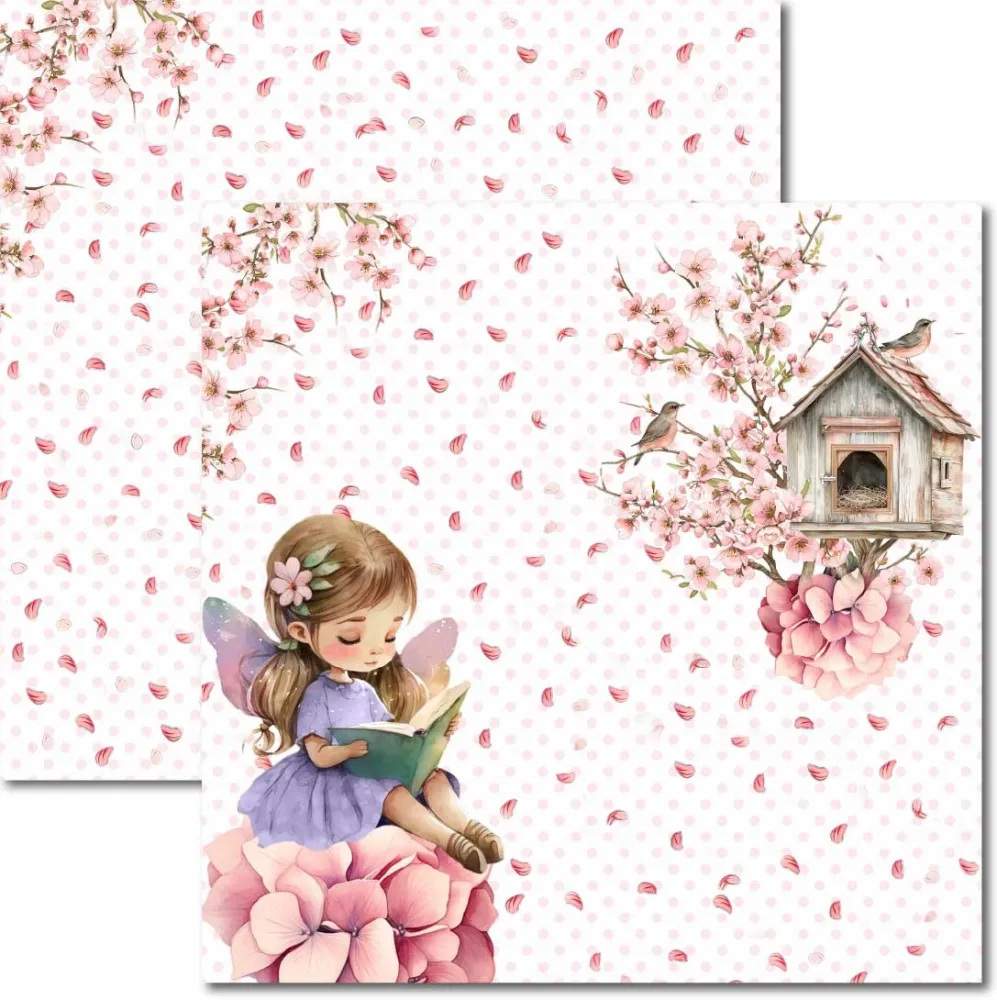SC-931- Doçura 2 - Papel para Scrapbook Dupla Face 