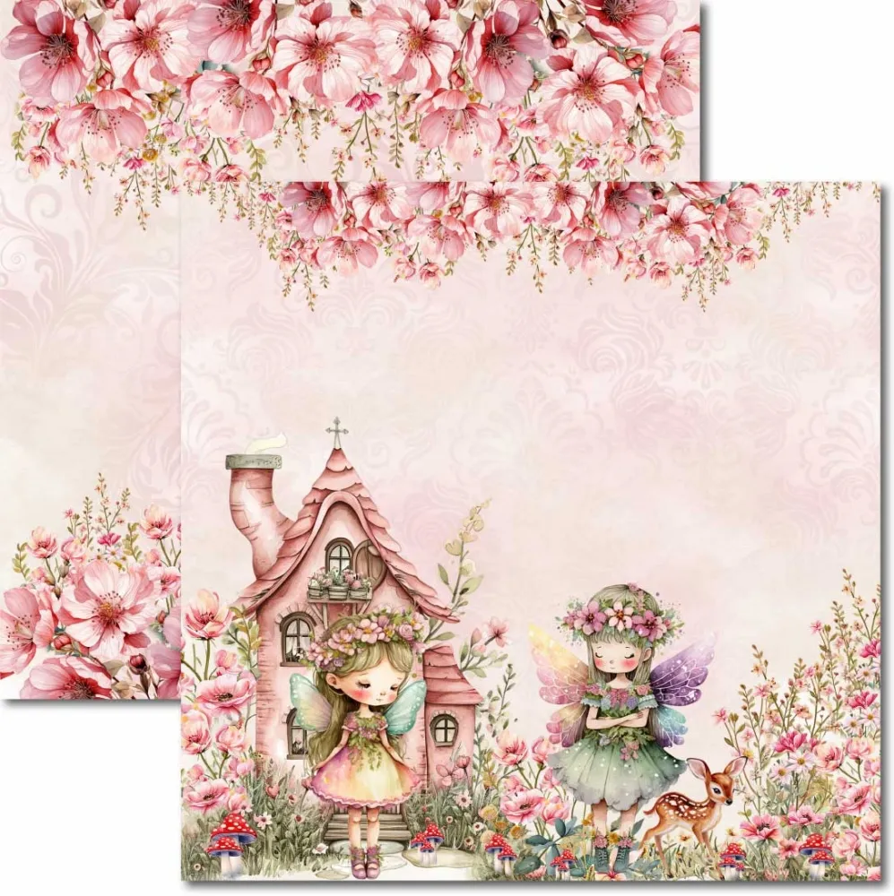 SC-932- Doçura 3 - Papel para Scrapbook Dupla Face 