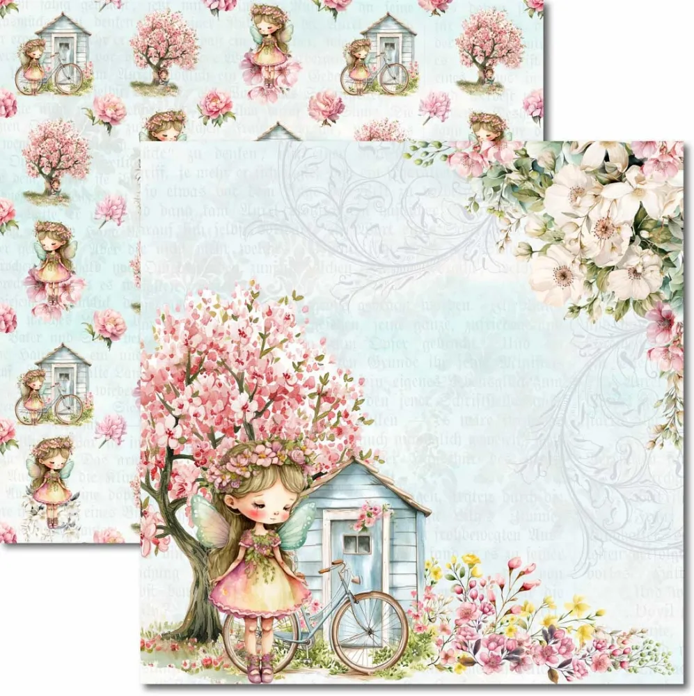 SC-935- Doçura 6 - Papel para Scrapbook Dupla Face 