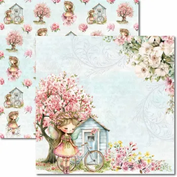 SC-935- Doçura 6 - Papel para Scrapbook Dupla Face 