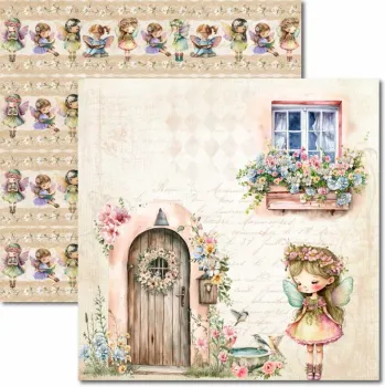 SC-938- Doçura 9 - Papel para Scrapbook Dupla Face 