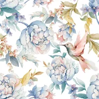 SC-940- Floral 2 - Papel para Scrapbook Dupla Face - Foto 2