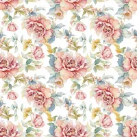 SC-941- Floral 3 - Papel para Scrapbook Dupla Face - Foto 3