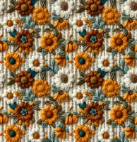 SC-943- Bordado Ponto Alto 8 - Papel para Scrapbook Dupla Face - Foto 2