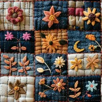 SC-946- Bordado Ponto Alto 11 - Papel para Scrapbook Dupla Face - Foto 2