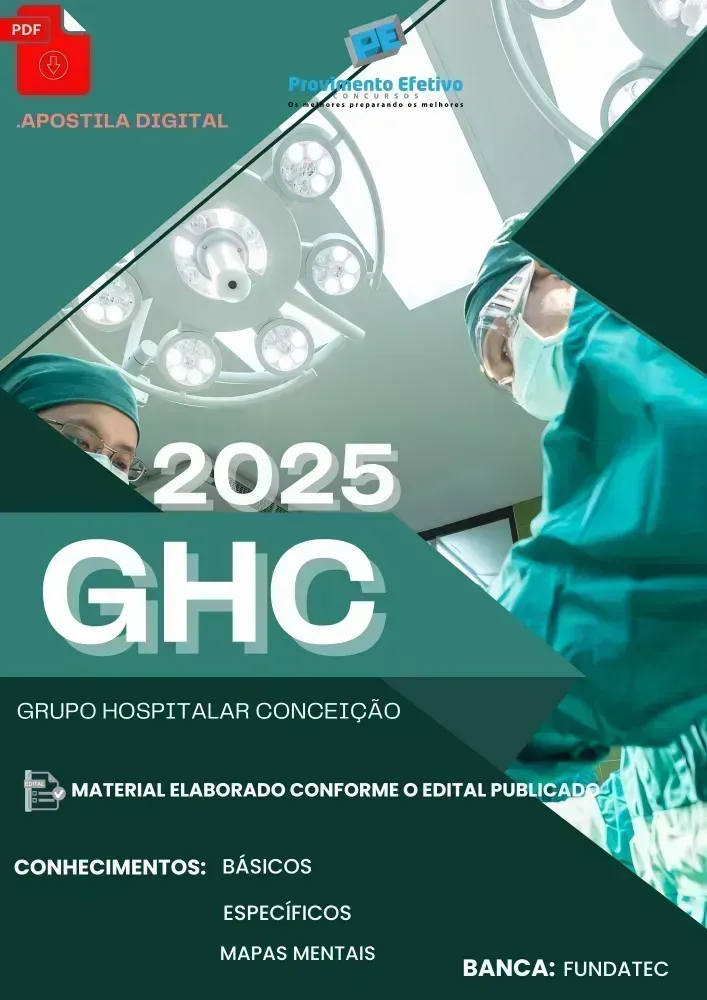 Apostila GHC Analista Gestão de Pessoas 2025 Imagem