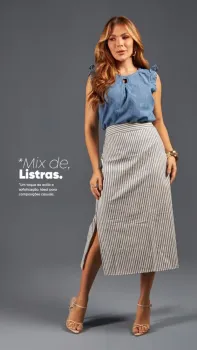 Saia Midi Slim | REF: 2914 - Foto 2