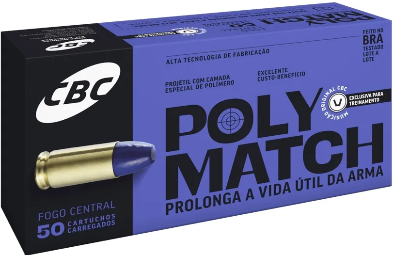 MUNIÇÃO CAL. 380 AUTO LPC 95GR POLYMATCH CX C50 Imagem