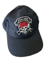 Boné Caveira Forças Especiais Preto