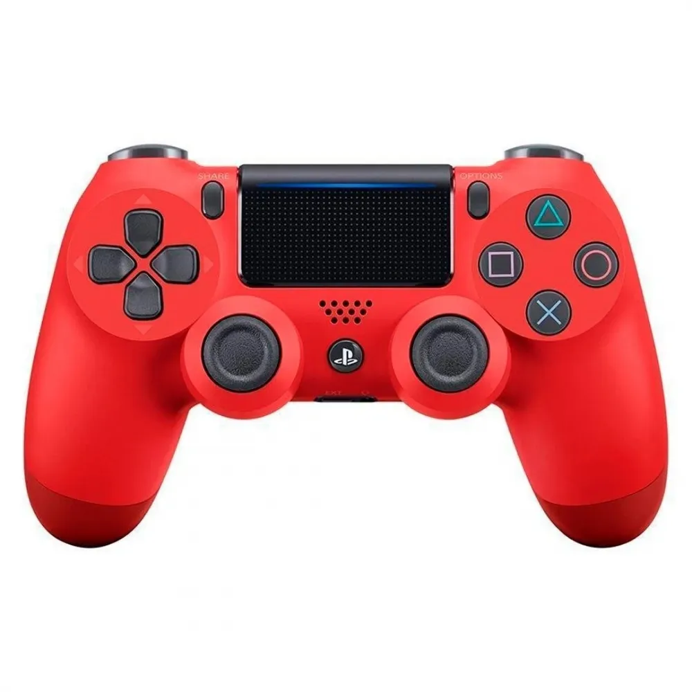 Controle DualShock 4 Vermelho - Seminovo - PS4 Imagem