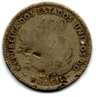 1901 - 400 Réis - FALSA DE ÉPOCA - Moeda Brasil