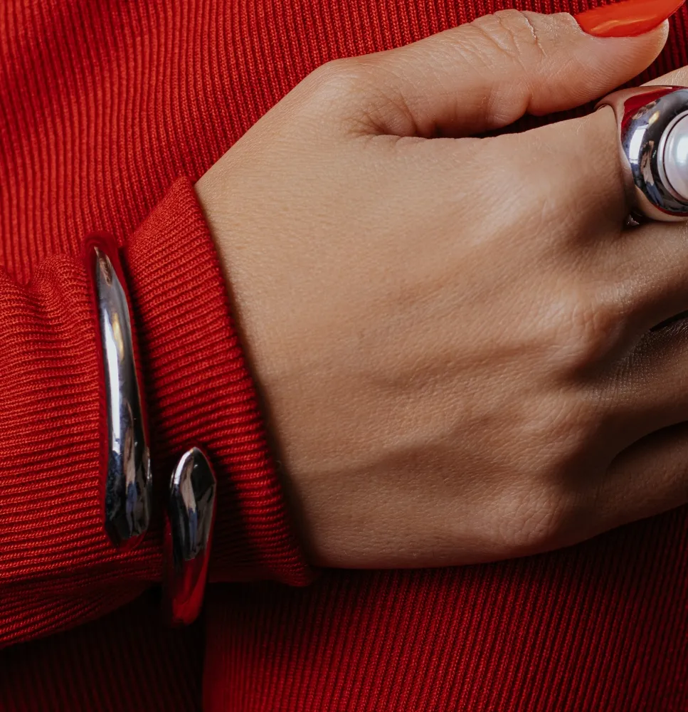 Bracelete liso gotas  Imagem