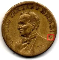 1945 - 10 Centavos - Com Sigla OM no Anverso - Moeda Brasil