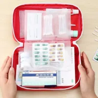 Necessaire Primeiros Socorros Porta Remédio Kit Viagem - Foto 3