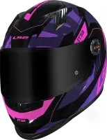 CAPACETE LS2 FF358 TANK CAM / BLK / PURPLE - Foto 6
