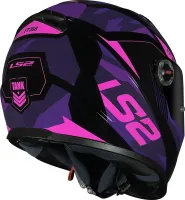 CAPACETE LS2 FF358 TANK CAM / BLK / PURPLE - Foto 8