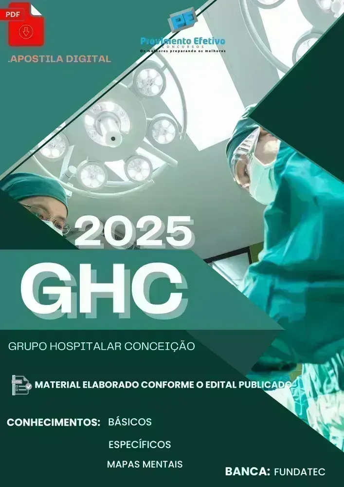 Apostila GHC Médico do Trabalho 2025 Imagem