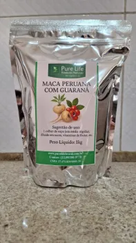  Maca peruana com Guaraná em pó -embalagem com 500g