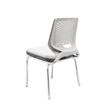 Kit com 2 Unidades Cadeira Aproximação Beezi Estrutura 4 Pés Cromados - Foto 2